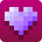 Purple Pixel Heart - Together For Good '24 pequena
